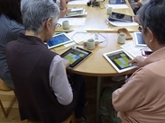 無料iPad教室の様子